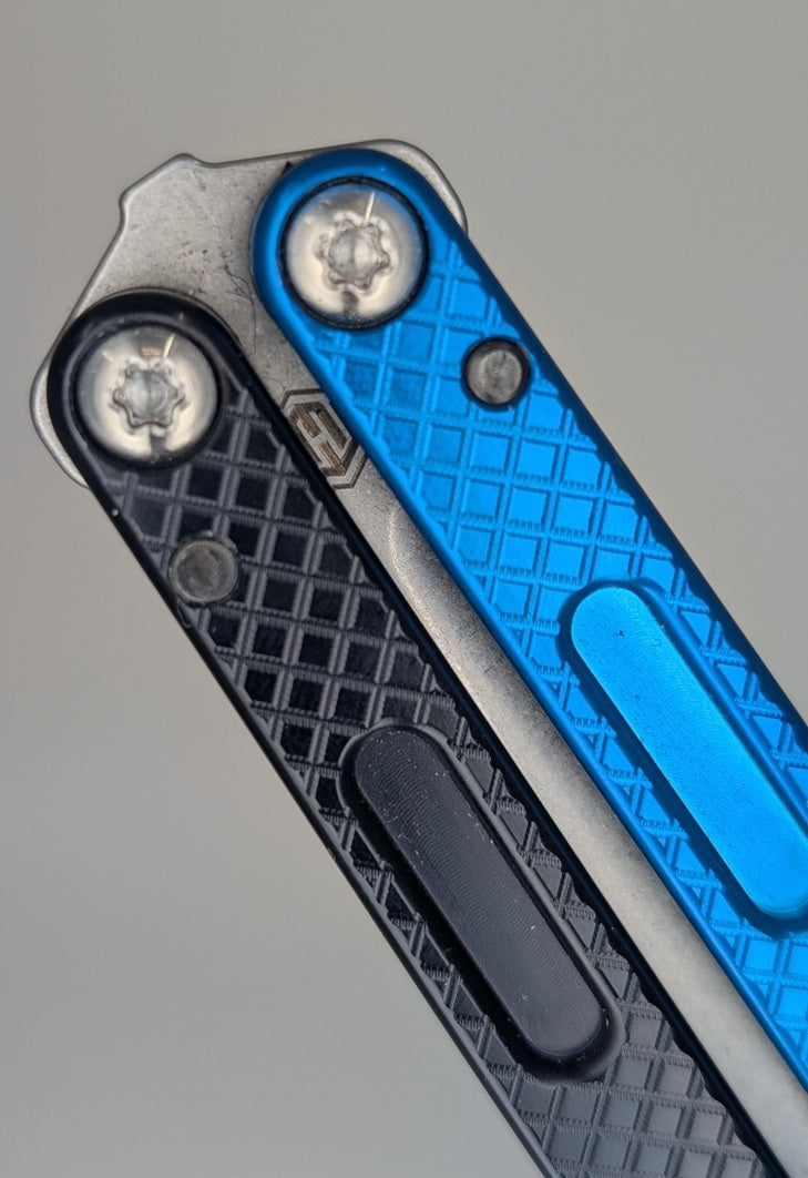 *Consignment* MachineWise "Slysma" Prysma V1 Handles w/ SlyfT Recurve Blade Balisong