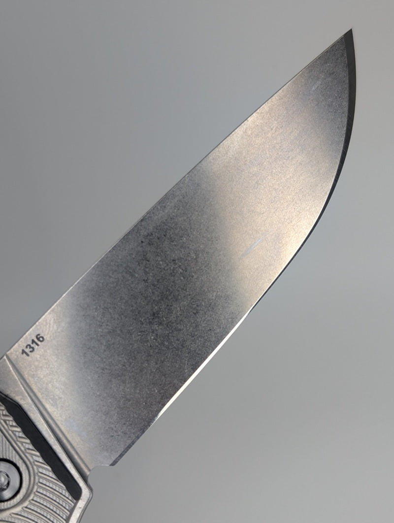 MachineWise Sonora "50 / 50" Streamline Titanium Buttonlock Folding Knife