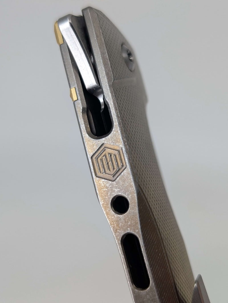 MachineWise Sonora LV Fade Distress (20CV | Brass Bolster | Diamonds Handle) #1165 - Blemished
