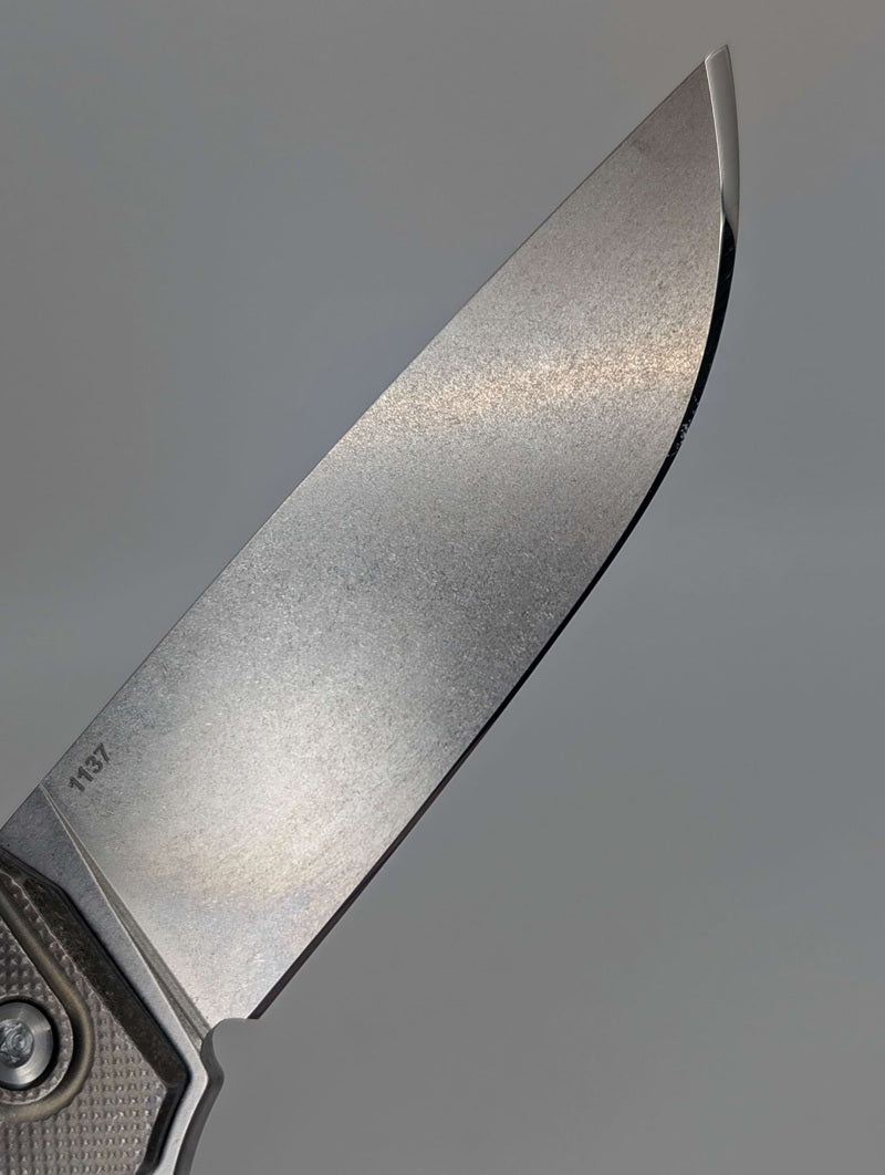 MachineWise Sonora LV Fade Distress (20CV | Ti Blue Bolster | Diamond Handle) #1137 - Blemished