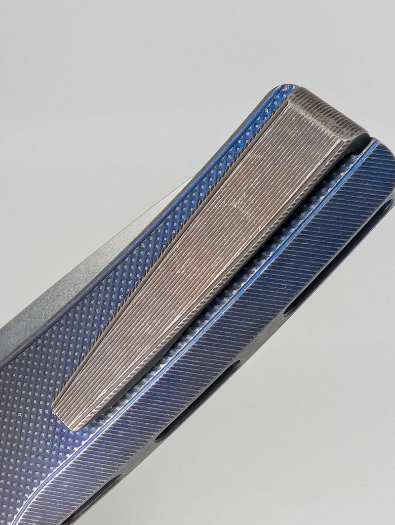 MachineWise Sonora LV Fade Distress (20CV | Ti Blue Bolster | Diamond Handle) #1137 - Blemished