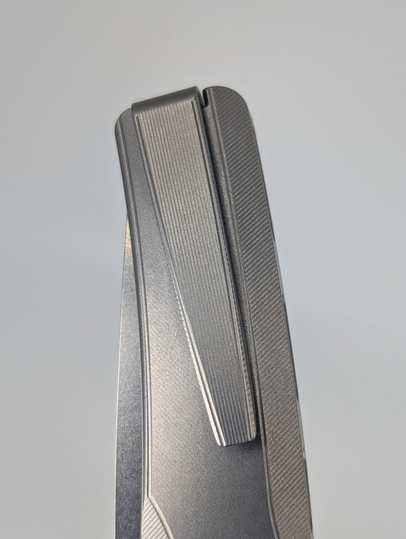 MachineWise Sonora Raw Ti (S90V | Titanium Bolster | Fine-Step Handle) Buttonlock Folding Knife #1281 *Blem*