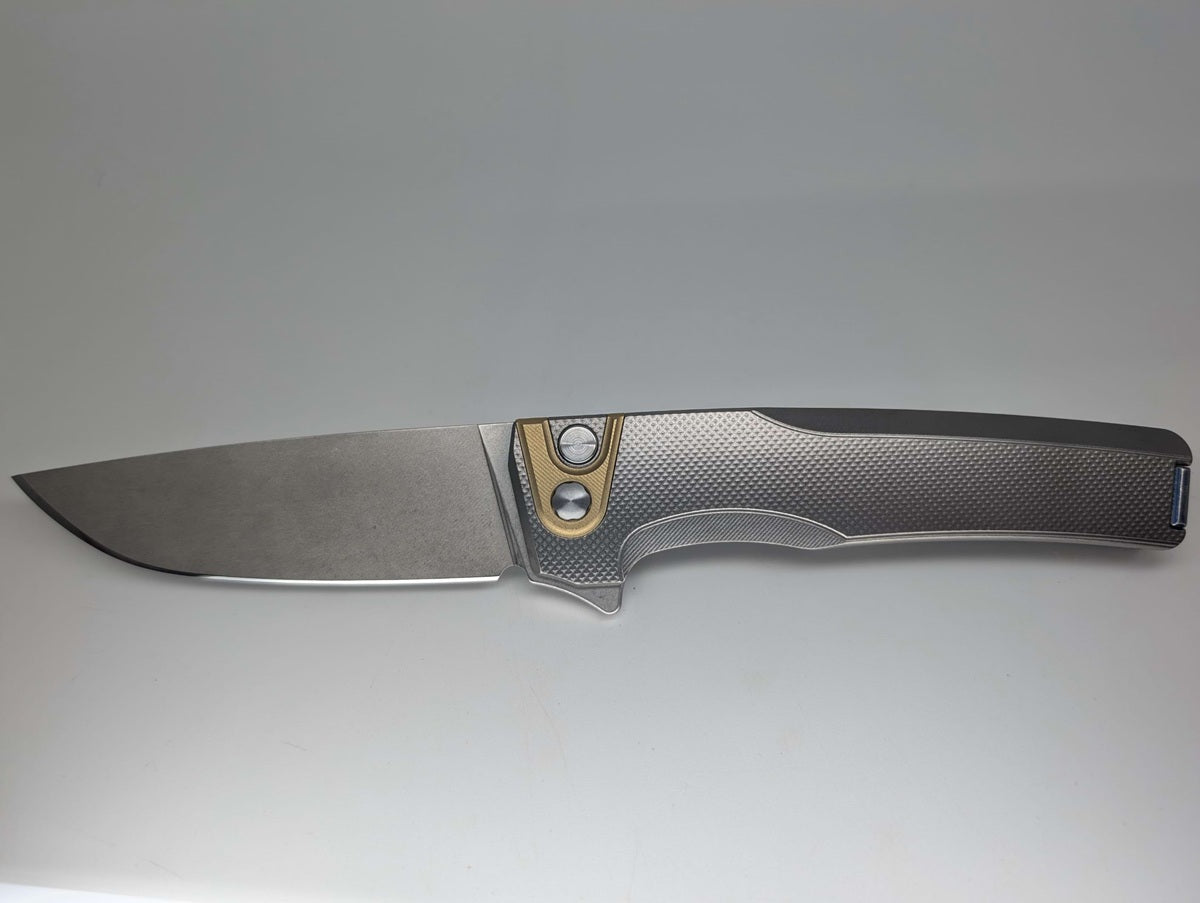 MachineWise Sonora Raw (20CV | Brass Bolster | Navi Ti Clip | Diamond Handle) #1141 - Blemished