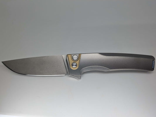 MachineWise Sonora Raw (20CV | Brass Bolster | Navi Ti Clip | Diamond Handle) #1141 - Blemished