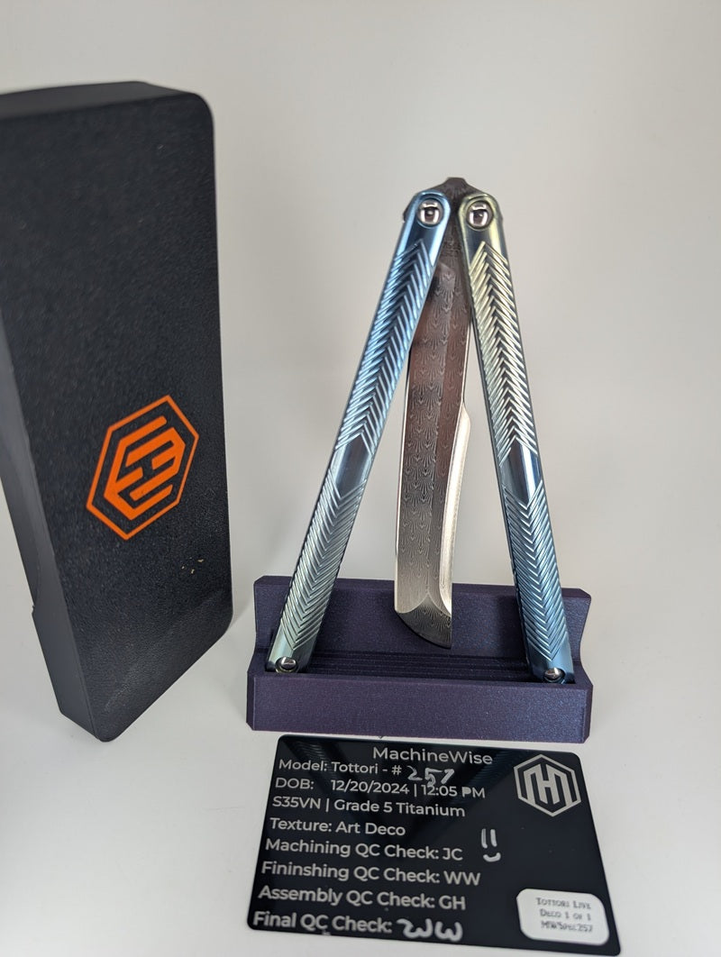 *Consignment* MachineWise Tottori Live Blade 1 of 1 Penchetta Special Handles w/ Laser Blade 257