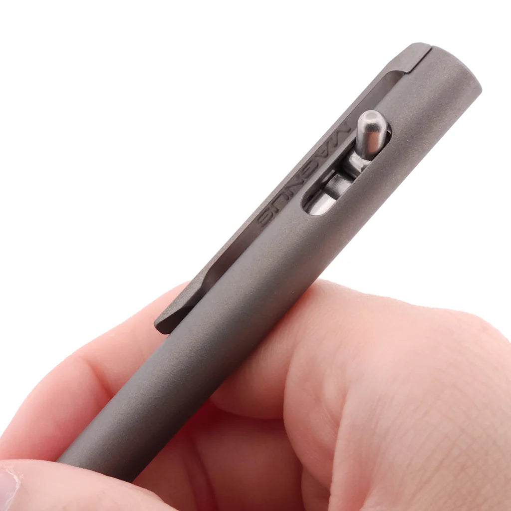 Magnus ClickShift Titanium Stonewash Smooth Ballpoint Pen