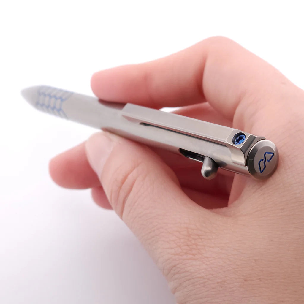 Magnus Clickshift Titanium "Hex" Section Ballpoint Pen