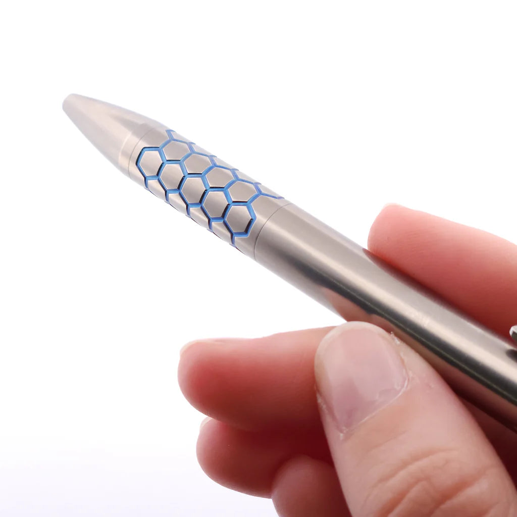 Magnus Clickshift Titanium "Hex" Section Ballpoint Pen