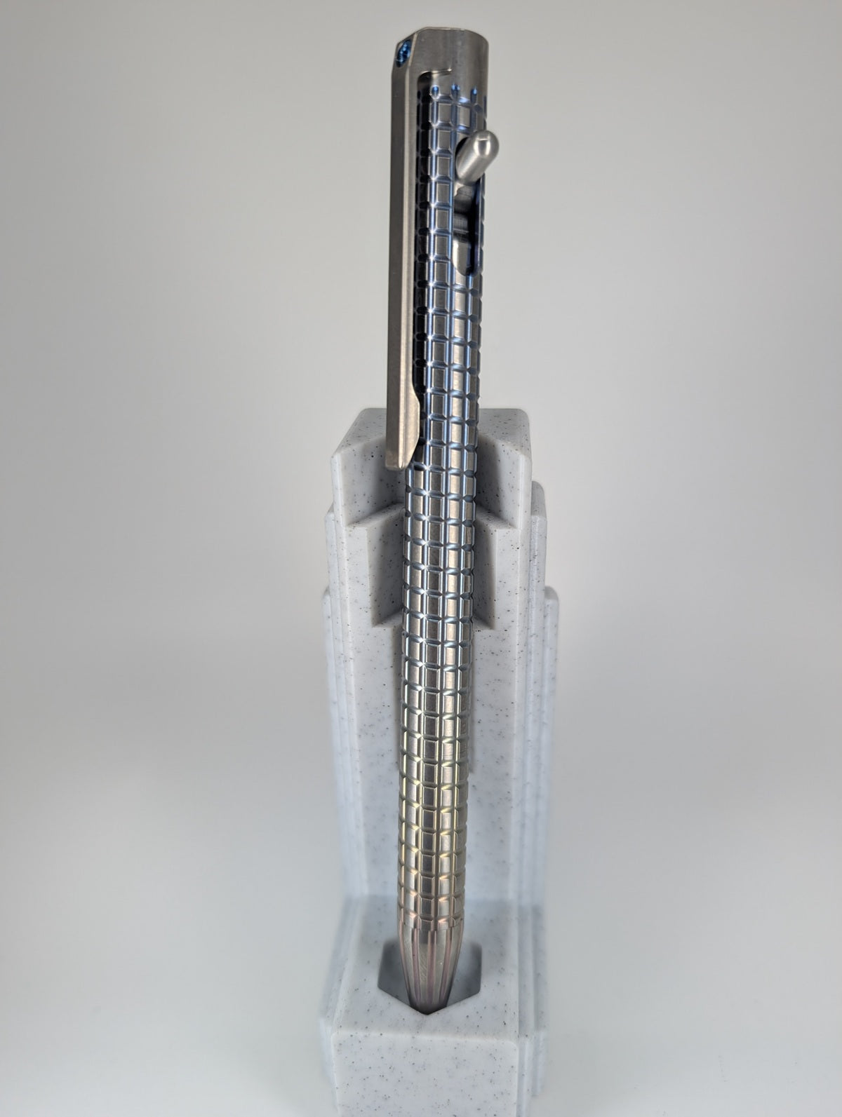 Magnus Clickshift "Grinder" Rainbow Titanium Ballpoint Pen