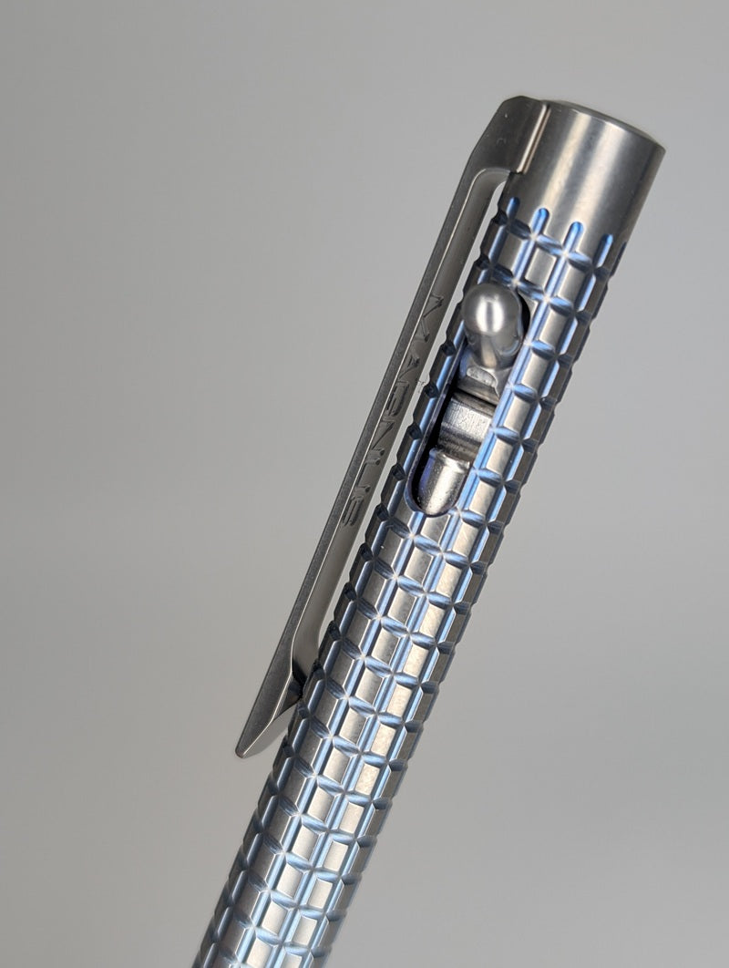 Magnus Clickshift "Grinder" Rainbow Titanium Ballpoint Pen