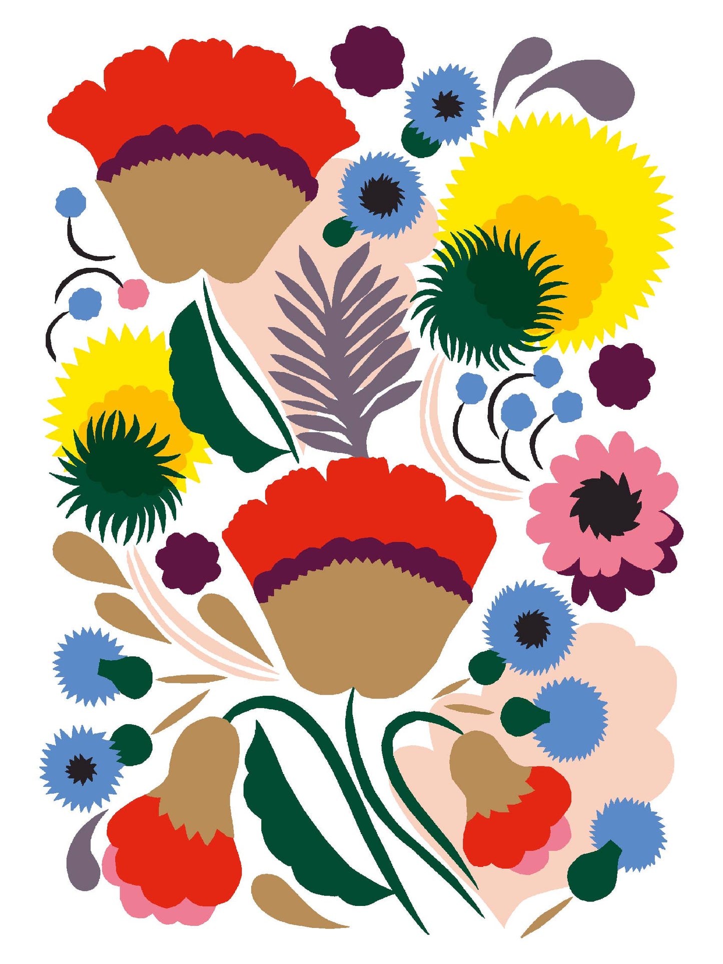 Marimekko Kukka Notecards - pack of 16