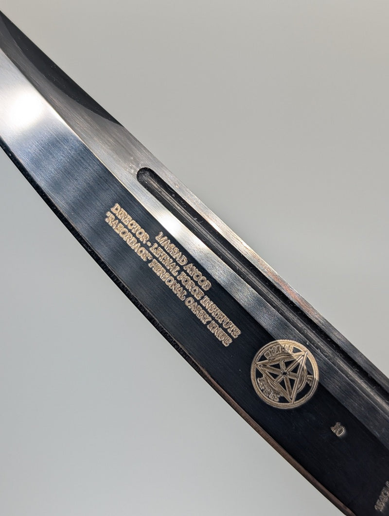 *Consignment* Masters of Defence Massad Ayoob Razorback Limited Edition Fixed Blade Knife