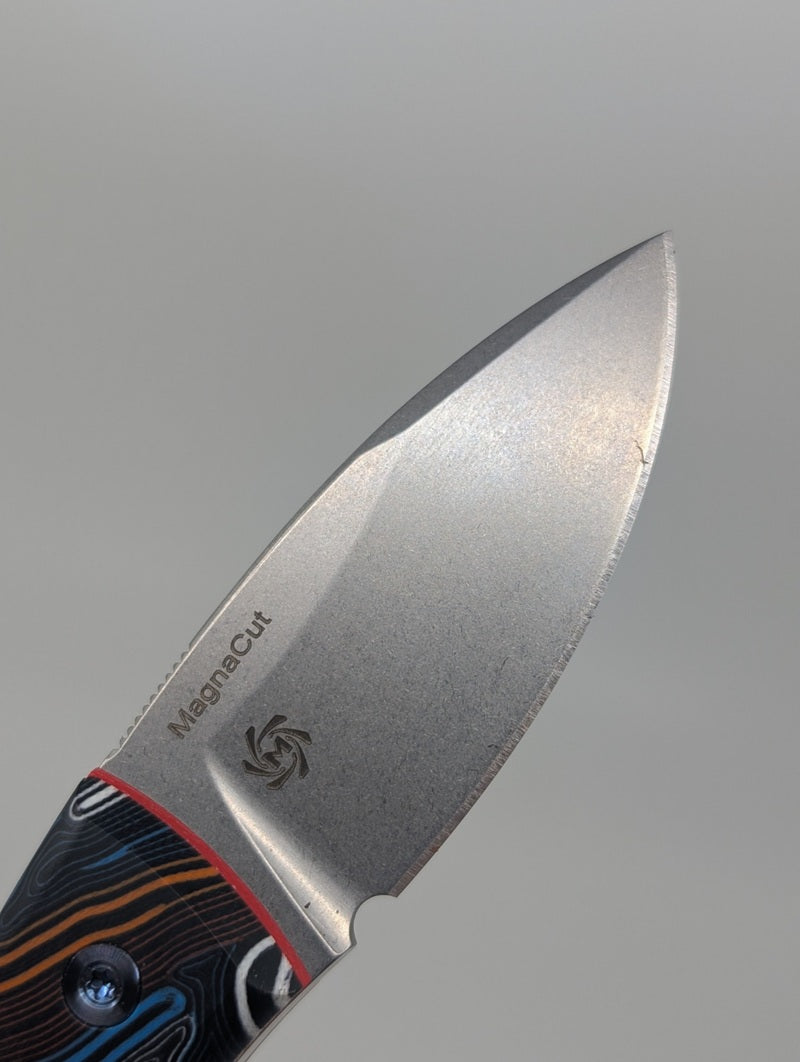 *Consignment* Mechforce x Ben Krein Topo G-10 Magnacut Fixed Blade Knife