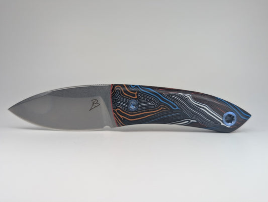 *Consignment* Mechforce x Ben Krein Topo G-10 Magnacut Fixed Blade Knife