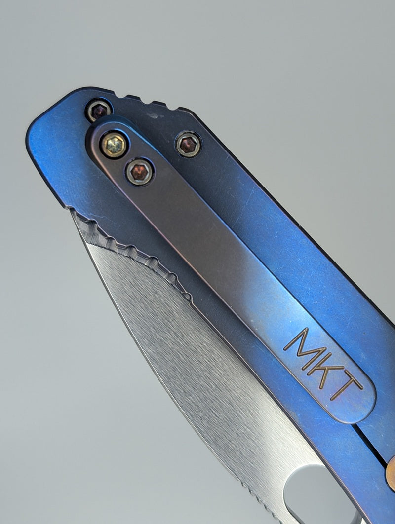 *Consignment* Medford 187 DP Blue Frame Lock Folding Knife
