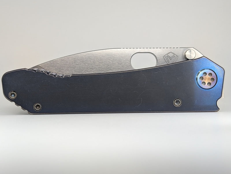 *Consignment* Medford 187 DP Blue Frame Lock Folding Knife