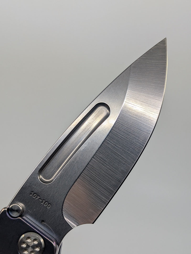 *Consignment* Medord Marauder-H Blue Anodized Frame Lock Folding Knife
