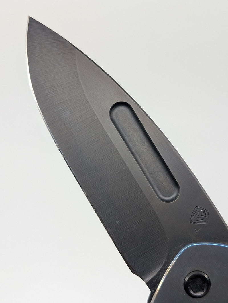 *Consignment* Medford Praetorian Slim Drop Point Titanium / Aluminum Frame Lock Folding Knife