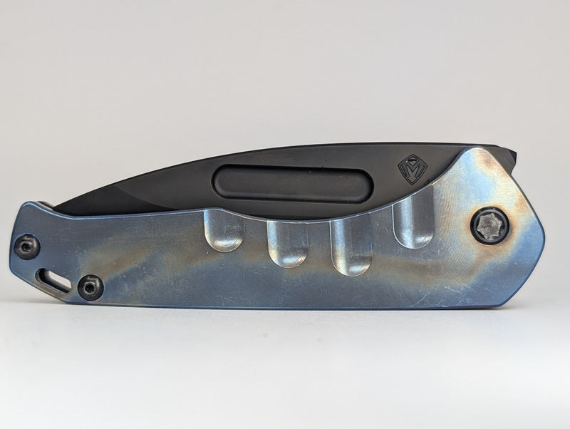 *Consignment* Medford Praetorian Slim Drop Point Titanium / Aluminum Frame Lock Folding Knife