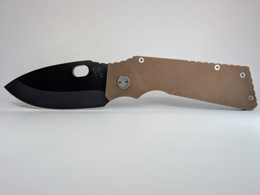 *Consignment* Medford TFF-H G-10 / Titanium DLC S35VN Frame Lock Folding Knife