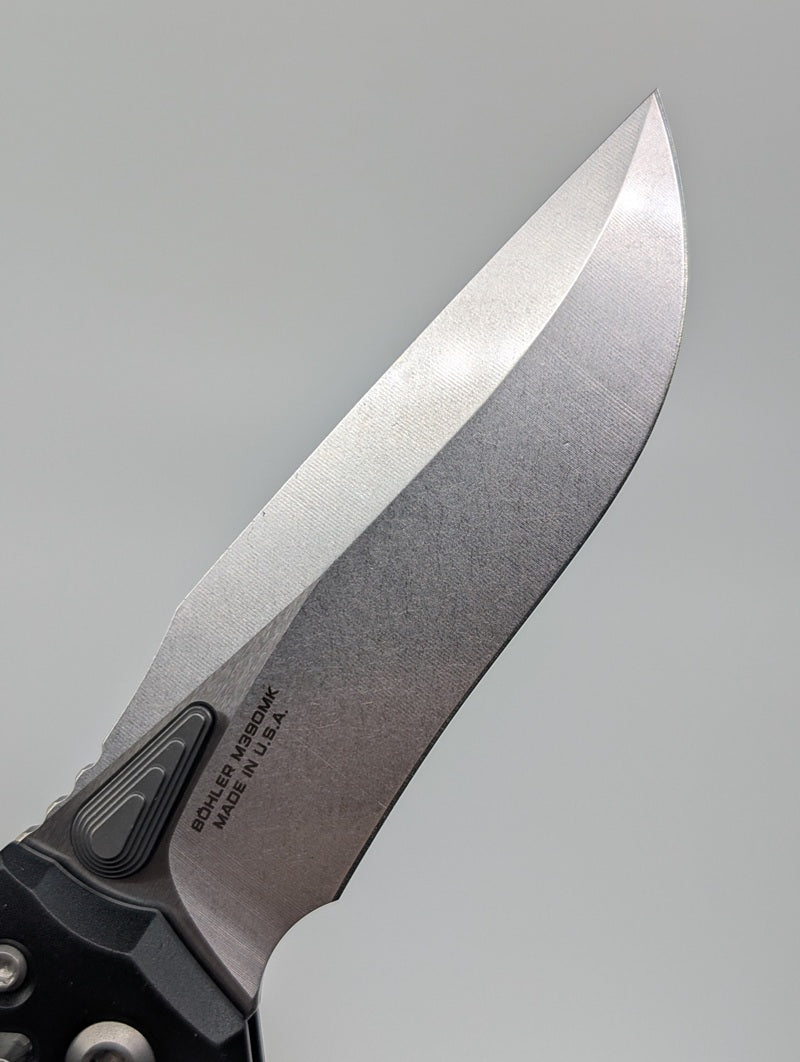 Microtech Amphibian Mini RAM-LOK S/E Black Frag Stonewash Folding Knife