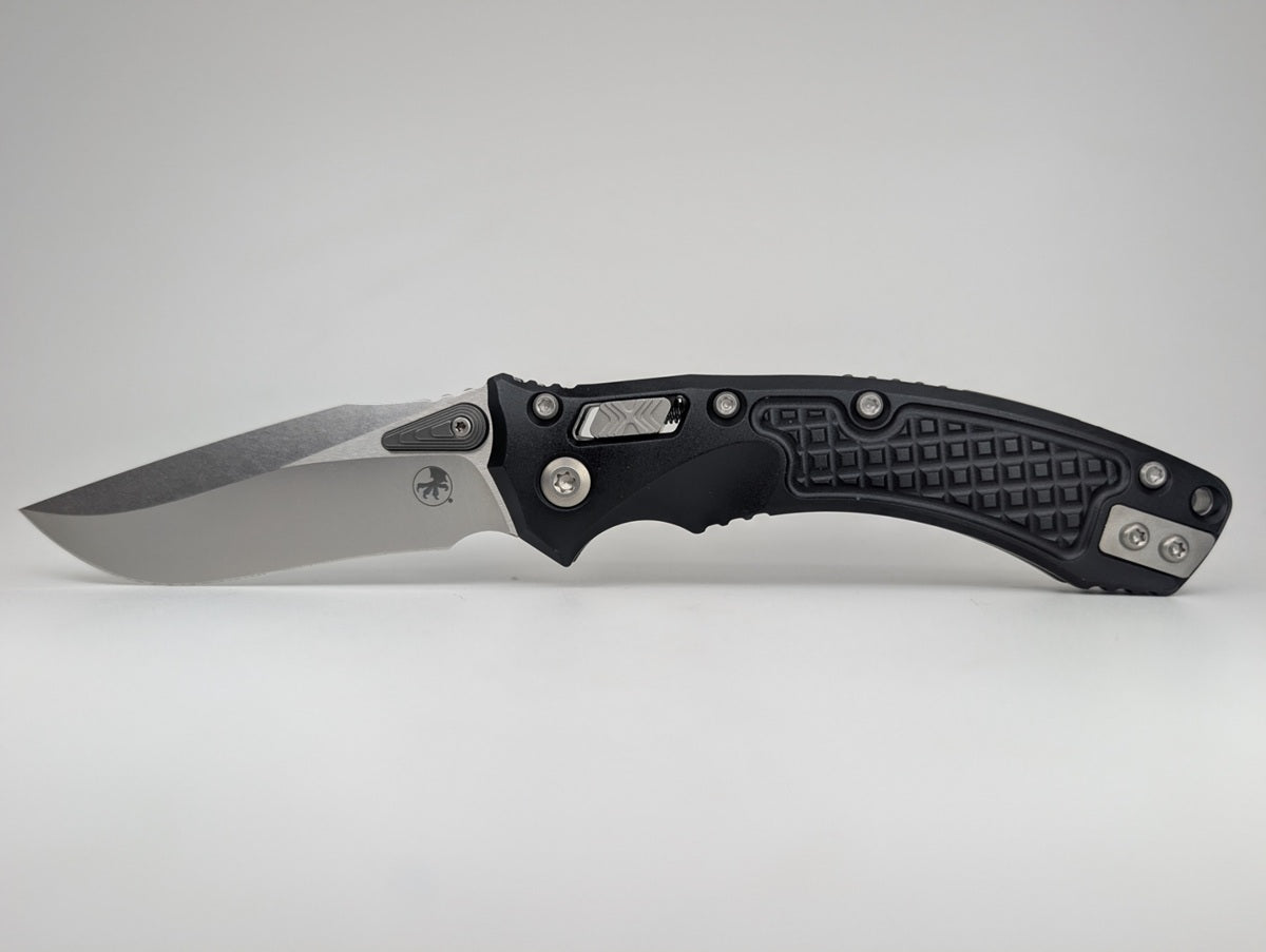 Microtech Amphibian Mini RAM-LOK S/E Black Frag Stonewash Folding Knife