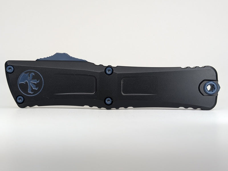 Microtech Combat Troodon Gen III S/E Black w/ Navy Blue Accents/Blade Out the Front Knife