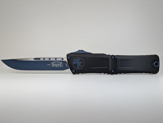 Microtech Combat Troodon Gen III S/E Black w/ Navy Blue Accents/Blade Out the Front Knife