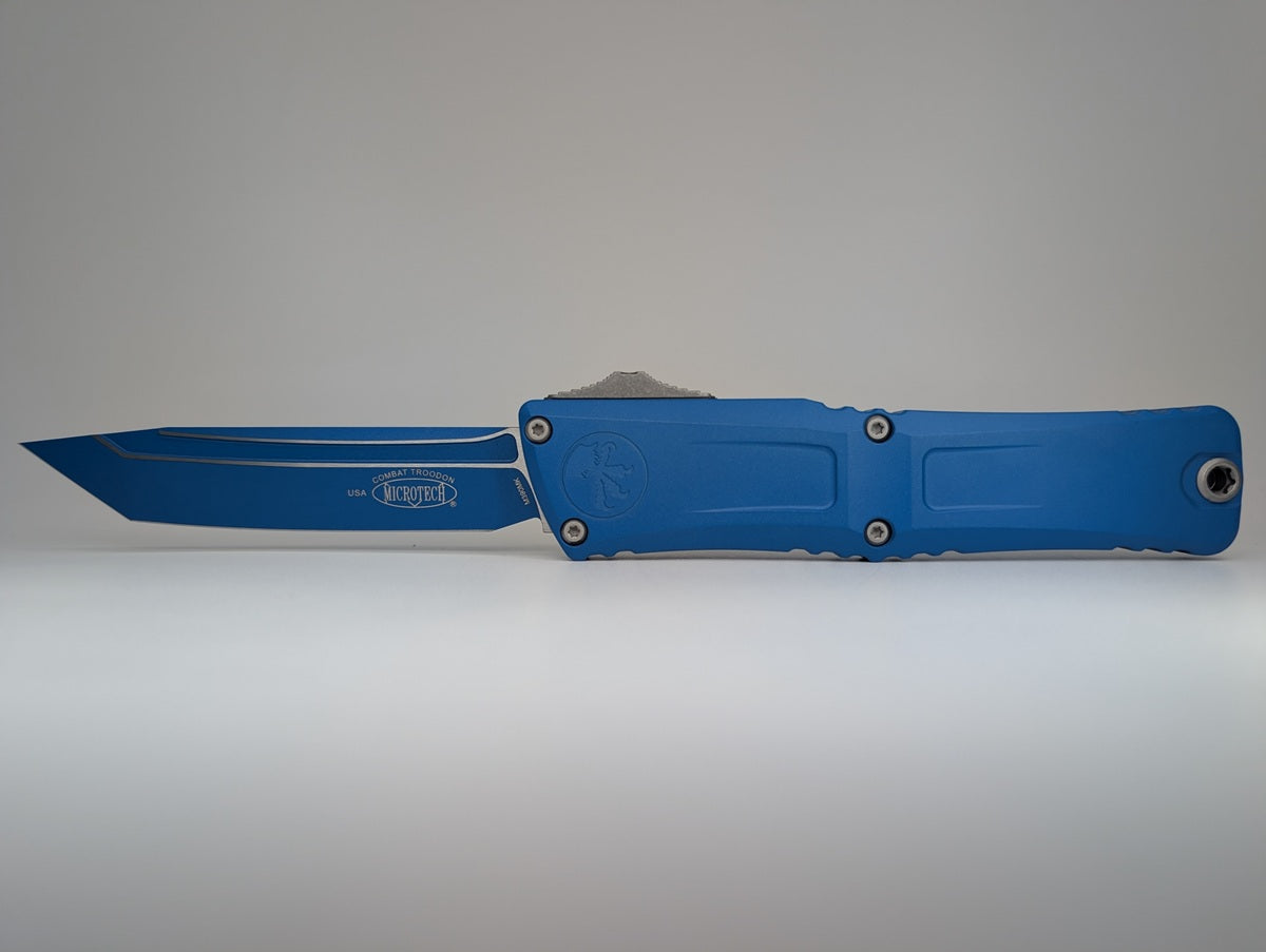 Microtech Combat Troodon T/E Gen III Cerakote Blue Out the Front Knife