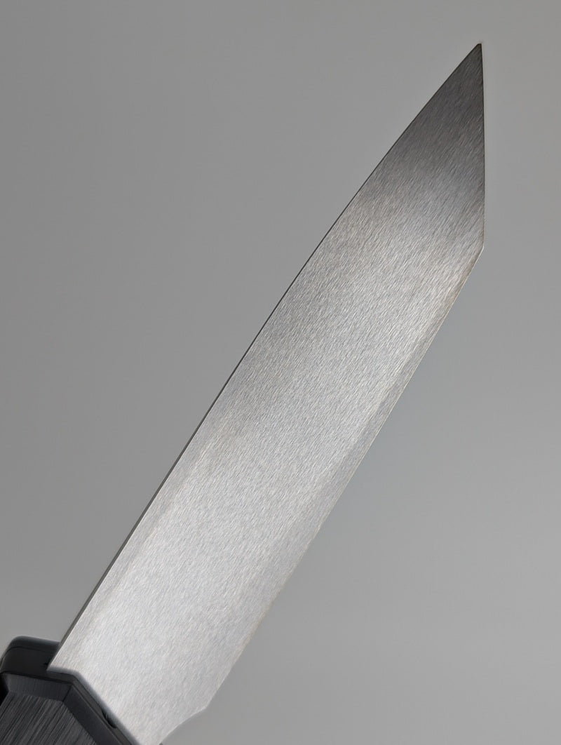 Microtech Marfione Executive Scarab II Gen III Tanto Mirror Polish Chisel Grind Out the Front Knife