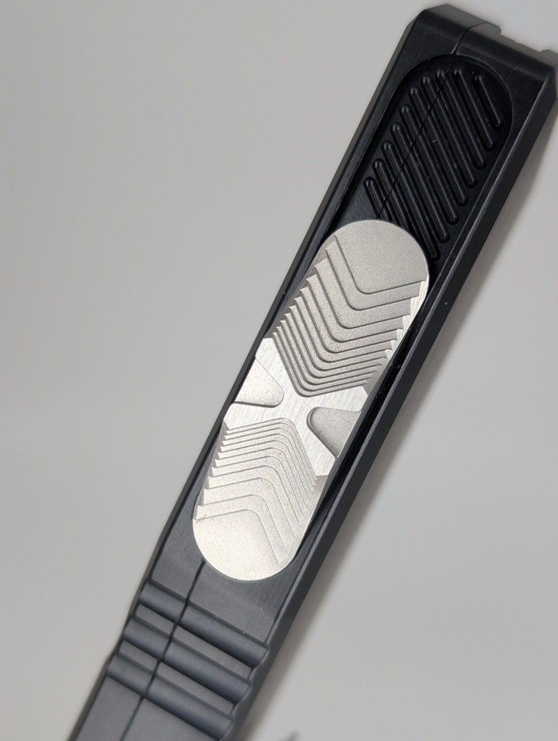 Microtech Marfione Executive Scarab II Gen III Tanto Mirror Polish Chisel Grind Out the Front Knife