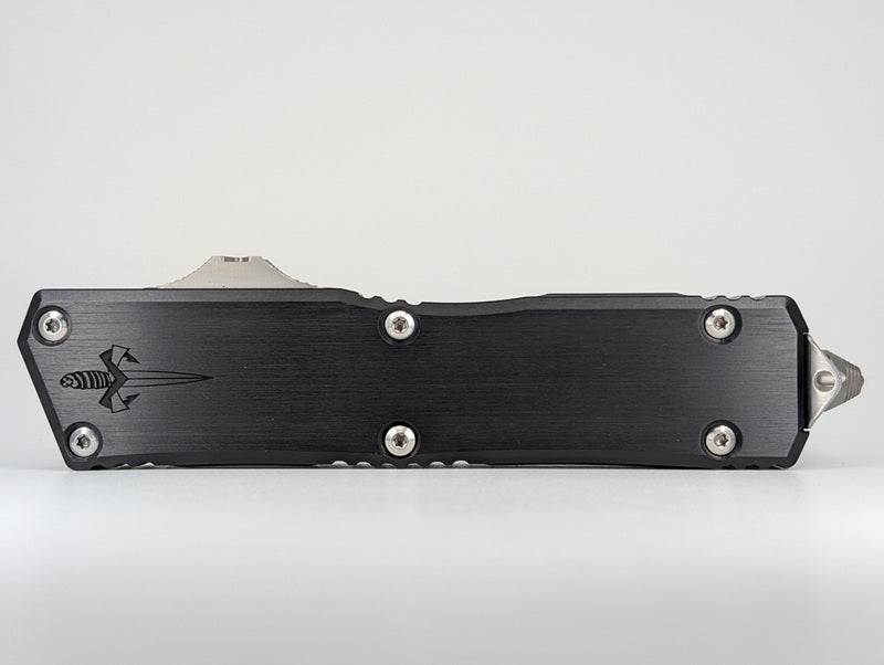 Microtech Marfione Executive Scarab II Gen III Tanto Mirror Polish Chisel Grind Out the Front Knife