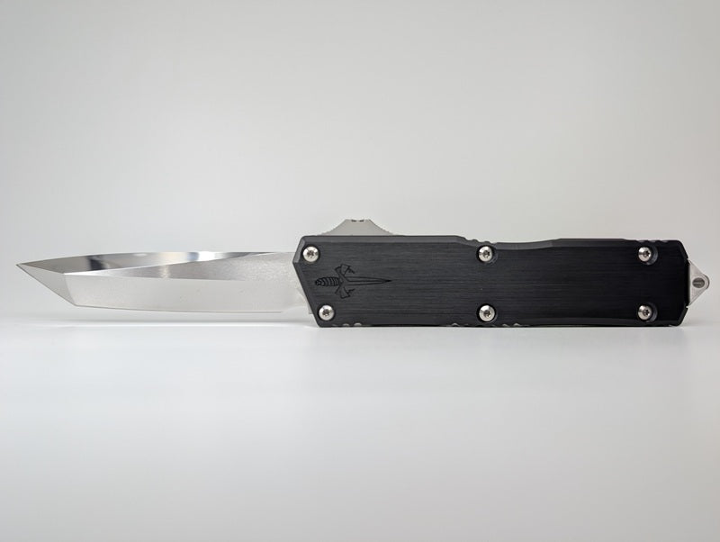 Microtech Marfione Executive Scarab II Gen III Tanto Mirror Polish Chisel Grind Out the Front Knife