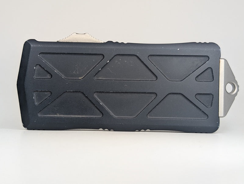 *Consignment* Microtech Exocet Black Money-Clip Out the Front Knife