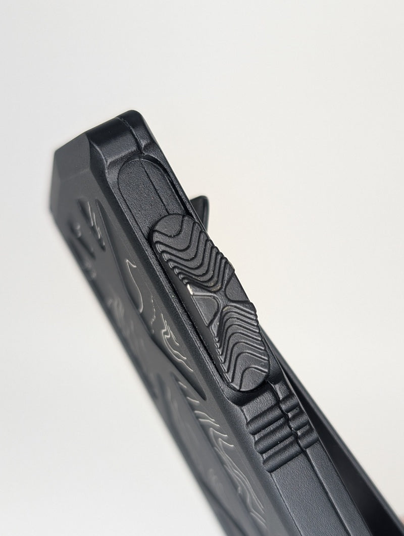 *Consignment* Microtech Exocet TAD Gear Tactical Out the Front Knife