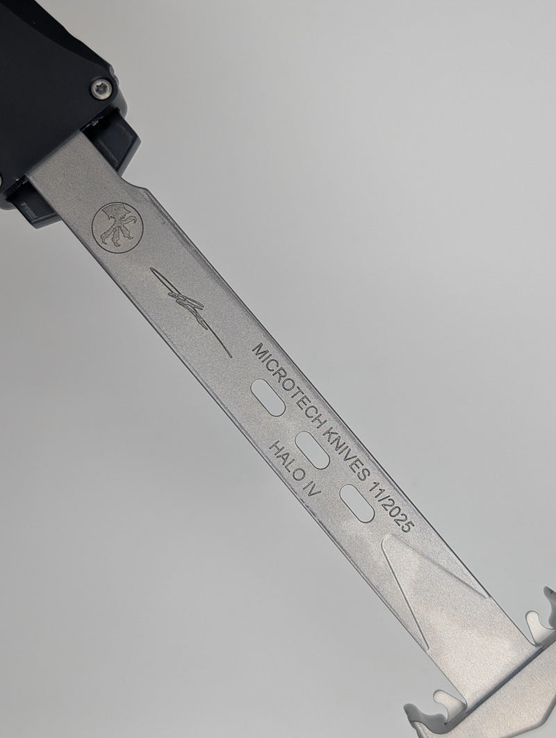HALO IV S/E Marfione Select Clip Point Black Out the Front Knife