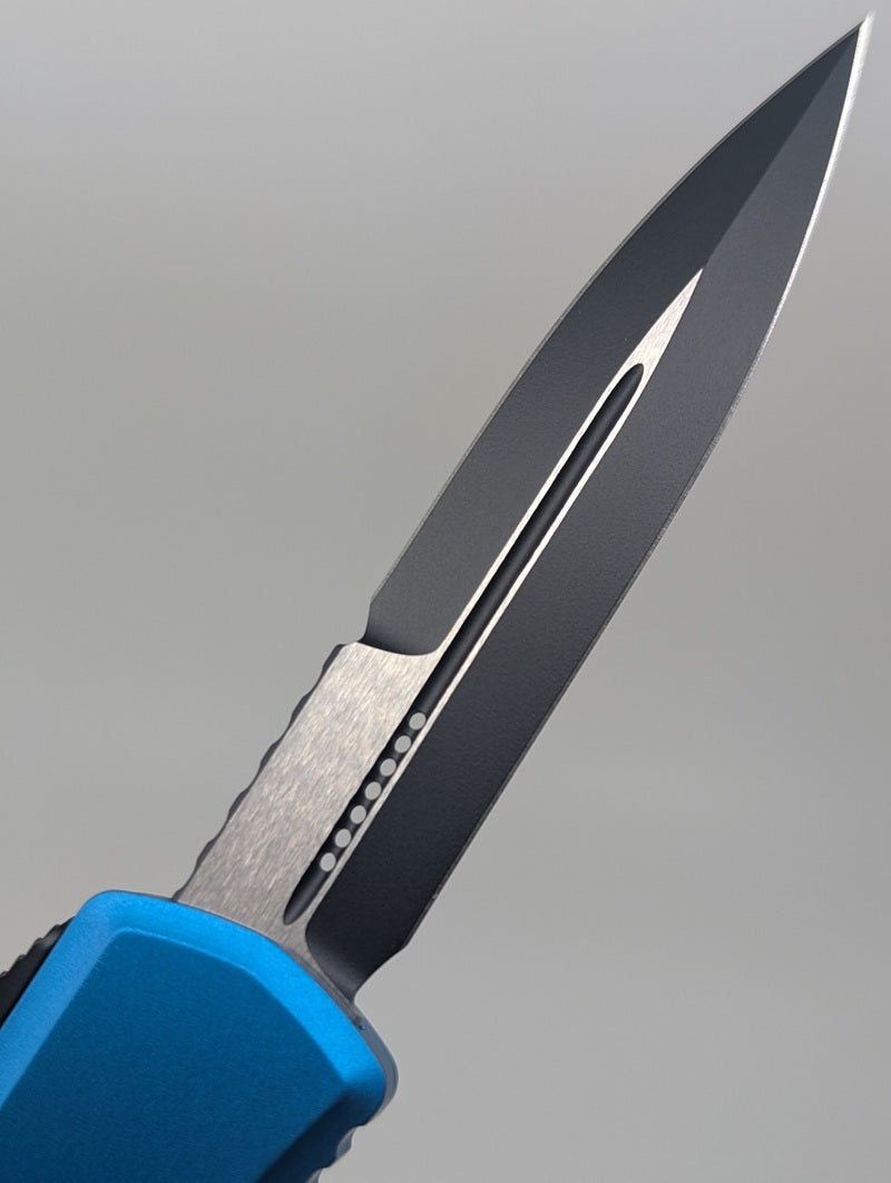 Microtech Hera II Mini Bayonet Blue DLC Out the Front Knife