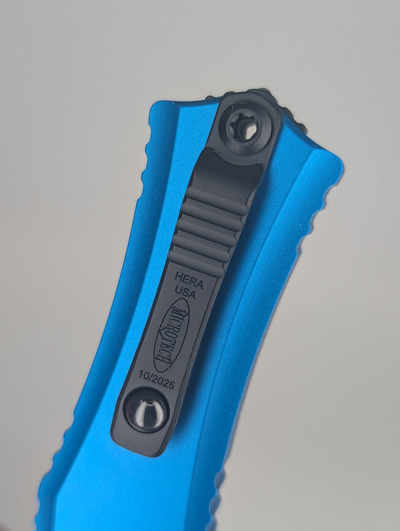Microtech Hera II Mini Bayonet Blue DLC Out the Front Knife
