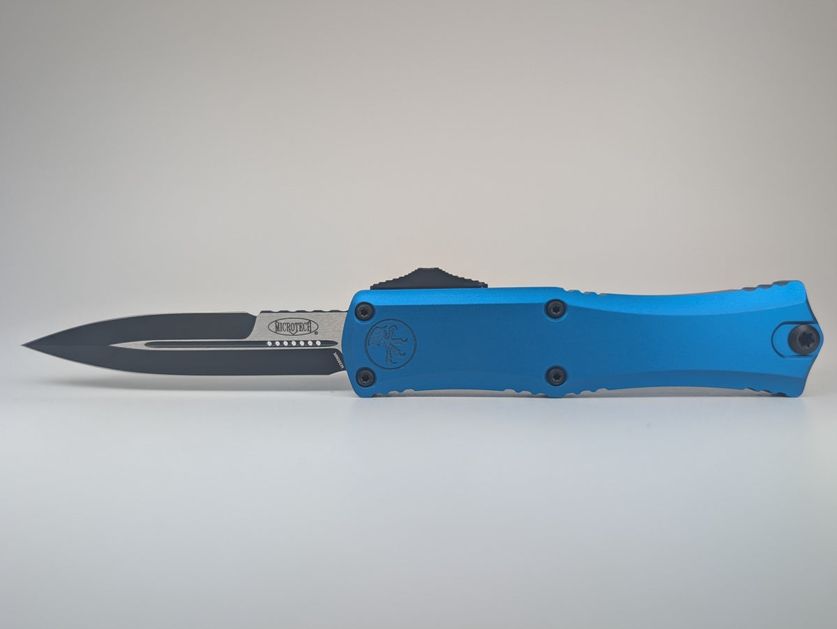 Microtech Hera II Mini Bayonet Blue DLC Out the Front Knife