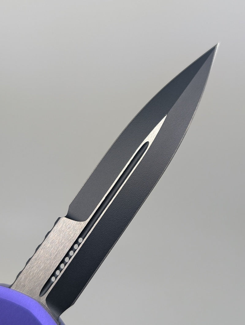 Microtech Hera II Mini Bayonet Purple DLC Out the Front Knife