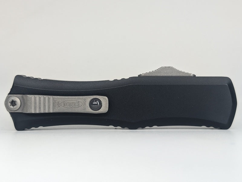 Microtech Hera II Mini Tanto Black Apocalyptic Out the Front Knife