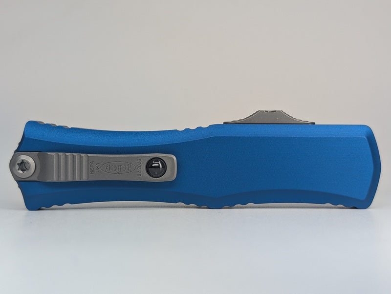 Microtech Hera II Mini Blue Bayonet Stonewash Out the Front Knife