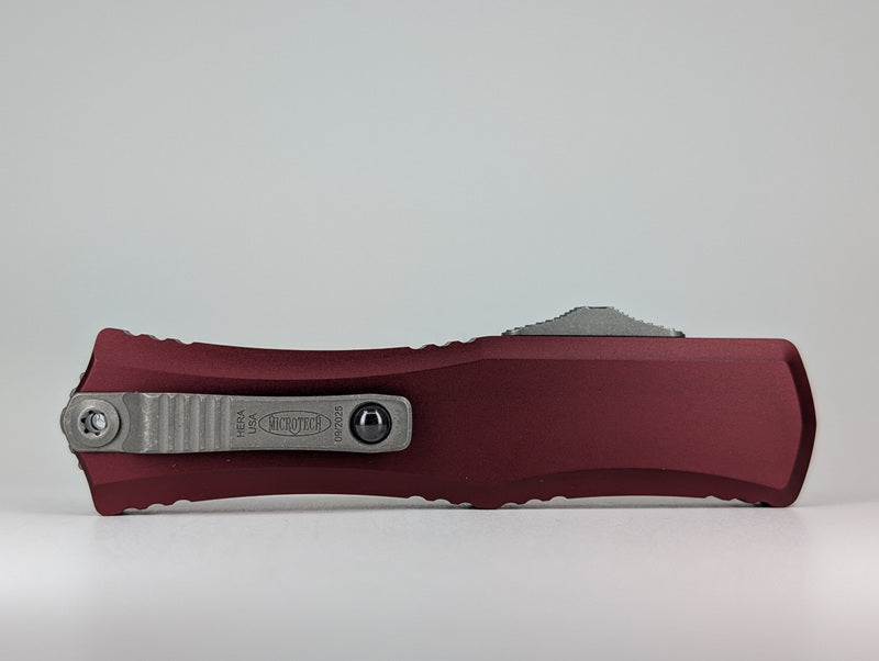 Microtech Hera II Mini S/E Merlot Apocalyptic Out the Front Knife