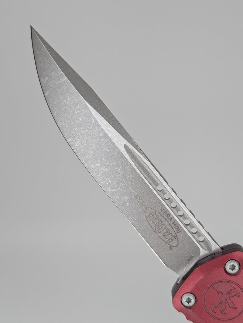 Microtech Hera II Mini S/E Merlot Apocalyptic Out the Front Knife