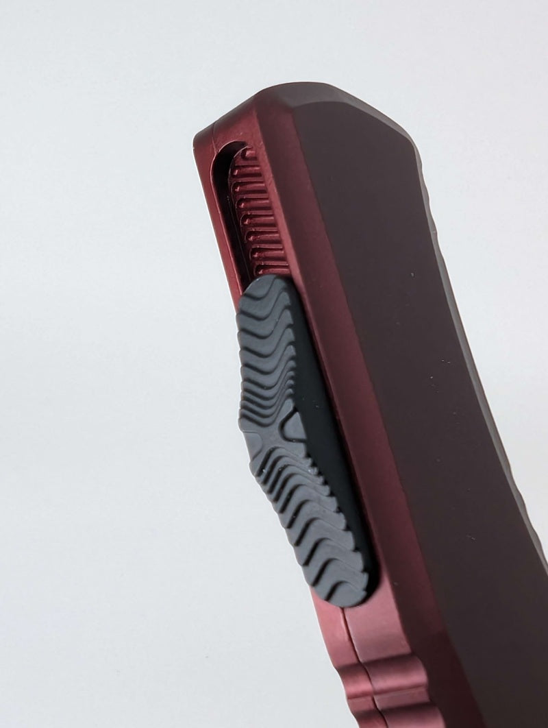 Microtech Hera II Mini Merlot Black Bayonet Blade Out the Front Knife