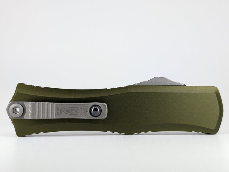 Microtech Hera II Mini S/E OD Green Apocalyptic Out the Front Knife