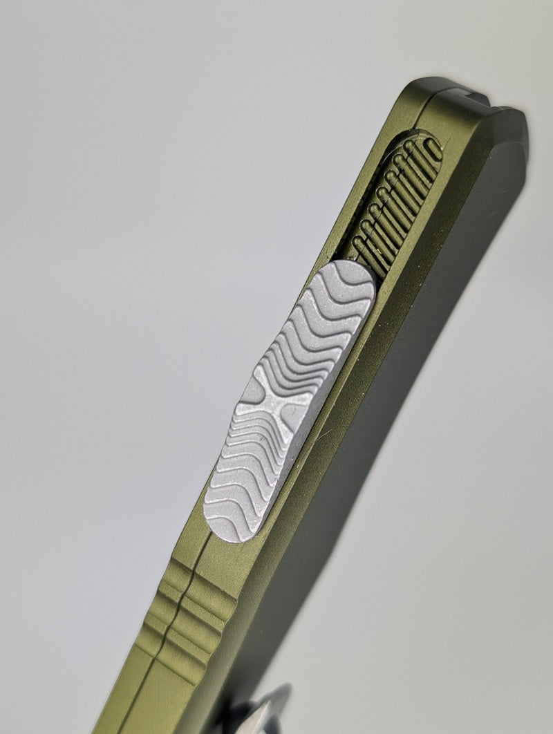 Microtech Hera II Mini S/E OD Green Apocalyptic Out the Front Knife