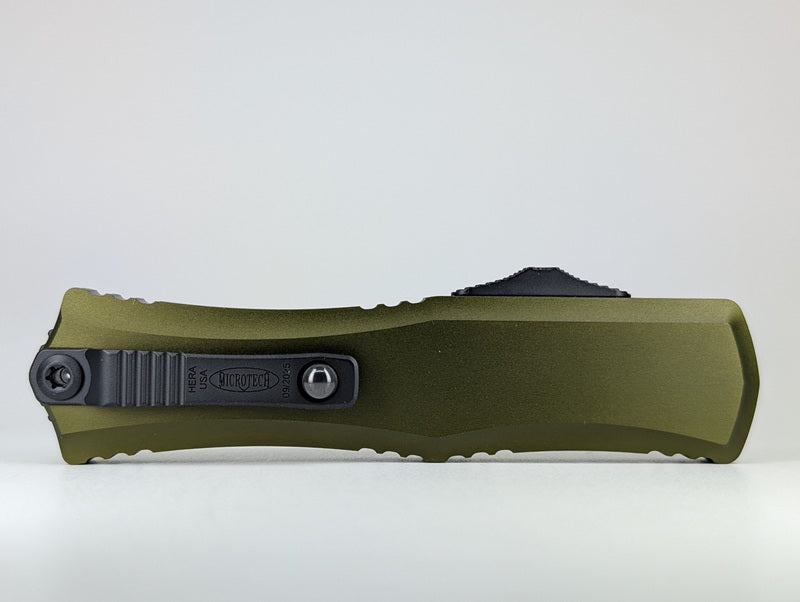 Microtech Hera II Mini S/E OD Green Black DLC Out the Front Knife