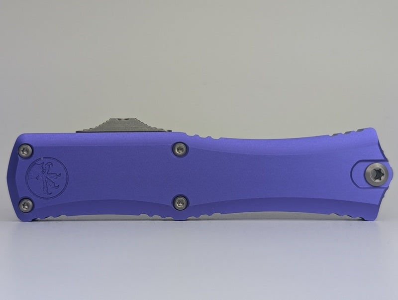Microtech Hera II Mini Tanto Purple Stonewash Out the Front Knife