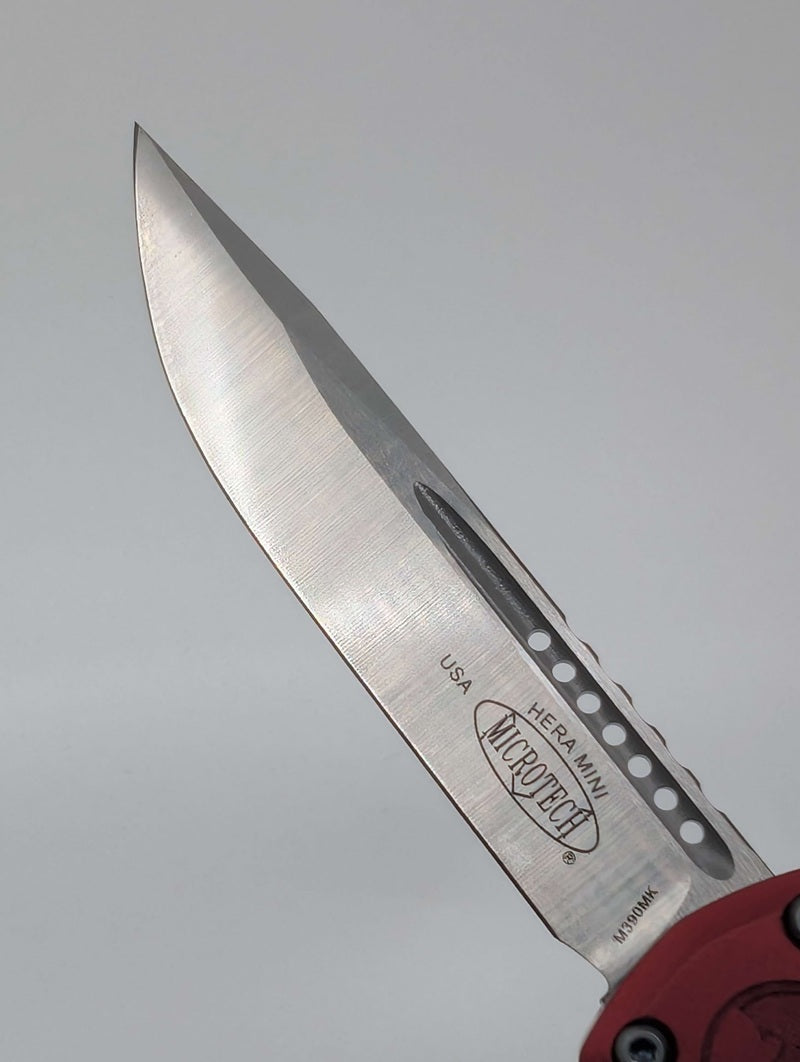 Microtech Hera II Mini S/E Red Satin Out the Front Knife